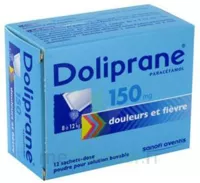 Doliprane 150 Mg Poudre Pour Solution Buvable En Sachet-dose B/12 à COLLONGES-SOUS-SALEVE
