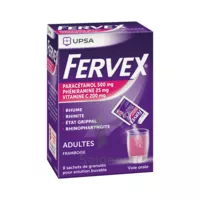 Fervex Etat Grippal Paracetamol/vitamine C/pheniramine Adultes Framboise, Granulés Pour Solution Buvable En Sachet à COLLONGES-SOUS-SALEVE