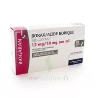Borax/acide Borique Biogaran 12 Mg/18 Mg/ml, Solution Pour Lavage Ophtalmique En Récipient Unidose à COLLONGES-SOUS-SALEVE