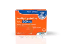 Acetylcysteine Mylan 200mg, Poudre Pour Solution Buvable à COLLONGES-SOUS-SALEVE