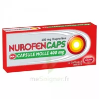 Nurofencaps 400 Mg Caps Molle Plq/10 à COLLONGES-SOUS-SALEVE