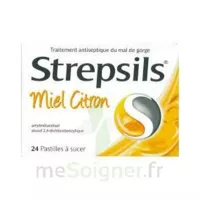Strepsils Pastilles à Sucer Miel Citron Plq/24 à COLLONGES-SOUS-SALEVE