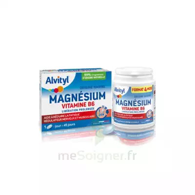 Alvityl Magnésium Vitamine B6 Libération Prolongée Comprimés Lp B/45 à COLLONGES-SOUS-SALEVE